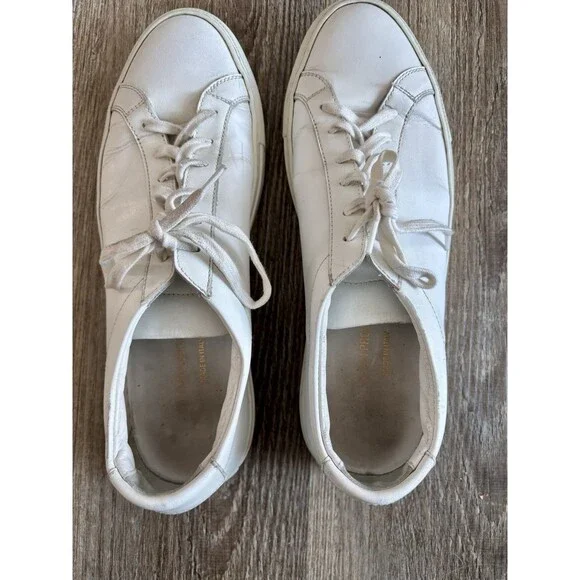 Common Projects Original Achilles Leather White Italian Sneaker Shoe Size 40 (7)